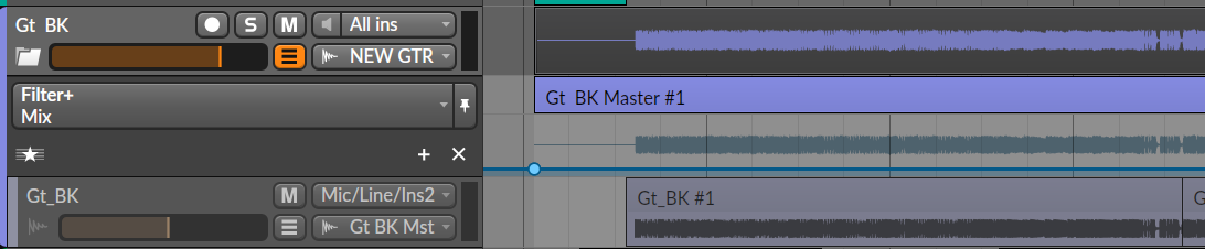 フォルダにオーディオを入れる